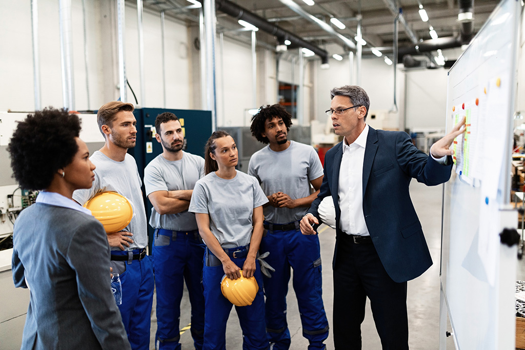 réunion équipe de maintenance